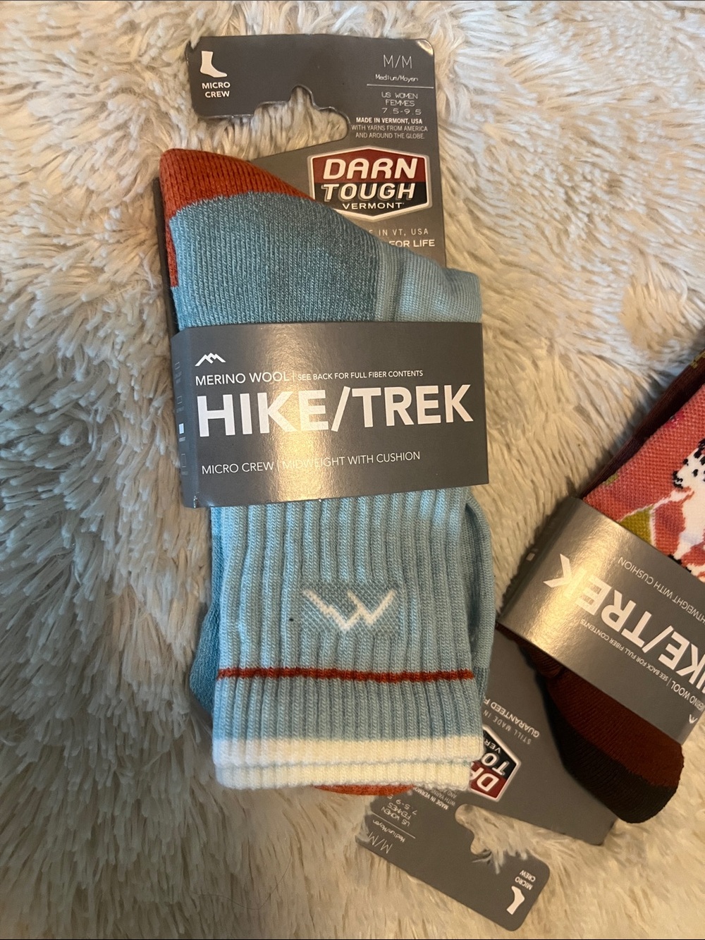 DARN TOUGH HIKE/TREK CREW SOCKS - Picture 4 of 4